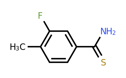 3-Fluoro-4-methyl-benzenecarbothioamide