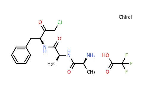 (S)-2-Amino-N-((S)-1-(((S)-4-chloro-3-oxo-1-phenylbutan-2-yl)amino)-1-oxopropan-2-yl)propanamide 2,2,2-trifluoroacetate