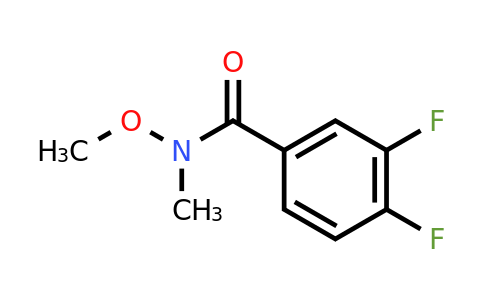 3,4-difluoro-N-methoxy-N-methyl-benzamide