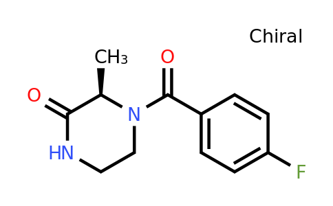 (3R)-4-(4-Fluorobenzoyl)-3-methyl-2-piperazinone