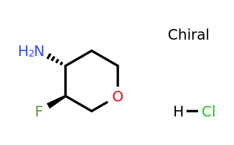 (3S,4R)-3-Fluorotetrahydro-2H-pyran-4-amine hydrochloride