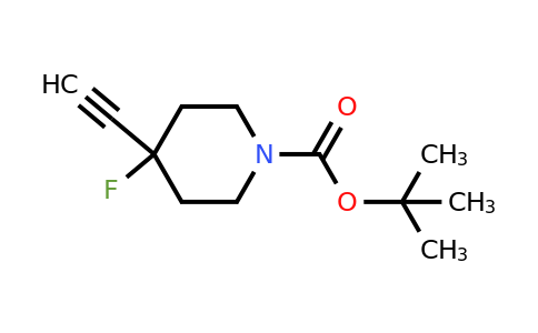 tert-Butyl 4-ethynyl-4-fluoropiperidine-1-carboxylate