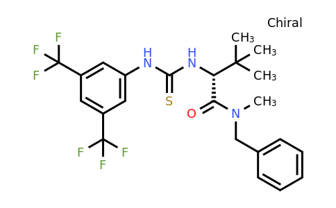 (R)-N-Benzyl-2-(3-(3,5-bis(trifluoromethyl)phenyl)thioureido)-N,3,3-trimethylbutanamide