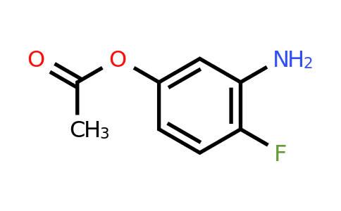 (3-amino-4-fluoro-phenyl) acetate