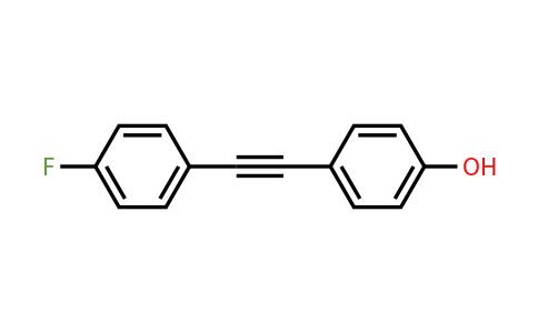 4-[2-(4-fluorophenyl)ethynyl]phenol