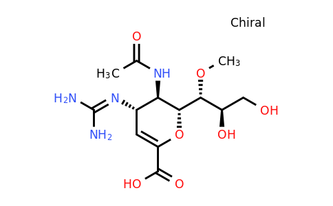 (2R,3R,4S)-3-acetamido-4-(diaminomethylideneamino)-2-[(1R,2R)-2,3-dihydroxy-1-methoxypropyl]-3,4-dihydro-2H-pyran-6-carboxylic acid