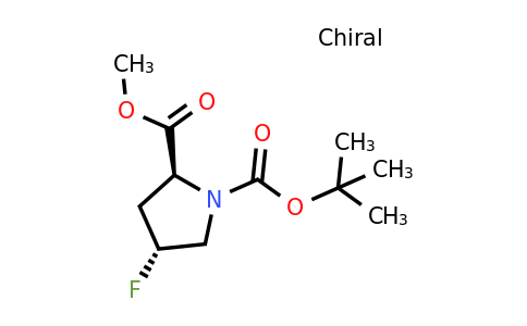 O1-tert-Butyl O2-methyl (2S,4R)-4-fluoropyrrolidine-1,2-dicarboxylate