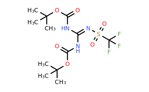 tert-Butyl N-[N-tert-butoxycarbonyl-N'-(trifluoromethylsulfonyl)carbamimidoyl]carbamate