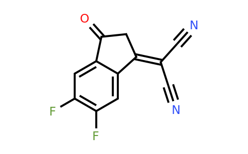 2-(5,6-Difluoro-3-oxo-2,3-dihydro-1H-inden-1-ylidene)malononitrile