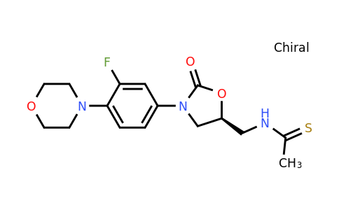 N-[[(5S)-3-(3-Fluoro-4-morpholino-phenyl)-2-oxo-oxazolidin-5-yl]methyl]thioacetamide