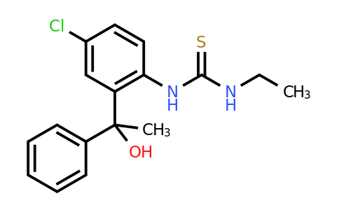 N-[4-Chloro-2-(1-hydroxy-1-phenylethyl)phenyl]-N'-ethylthiourea