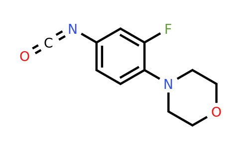 (3-Fluoro-4-(morpholinyl)phenyl)isocyanate