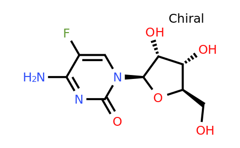 4-amino-1-[(2R,3R,4S,5R)-3,4-dihydroxy-5-(hydroxymethyl)tetrahydrofuran-2-yl]-5-fluoro-pyrimidin-2-one