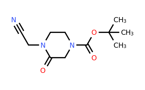 tert-Butyl 4-(cyanomethyl)-3-oxopiperazine-1-carboxylate