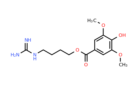 4-Guanidinobutyl 4-hydroxy-3,5-dimethoxybenzoate