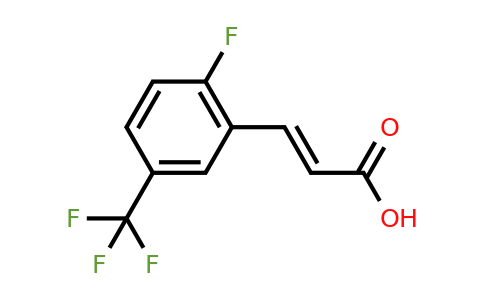 (E)-3-[2-fluoro-5-(trifluoromethyl)phenyl]prop-2-enoic acid