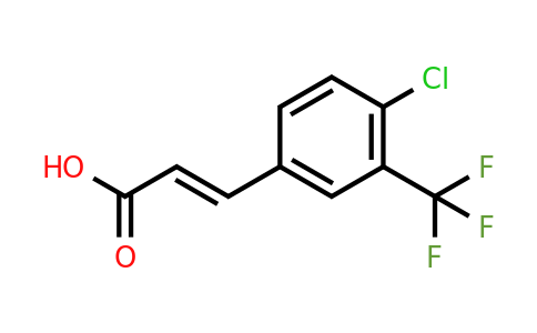 (E)-3-[4-chloro-3-(trifluoromethyl)phenyl]prop-2-enoic acid