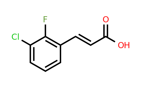 (E)-3-(3-Chloro-2-fluoro-phenyl)prop-2-enoic acid