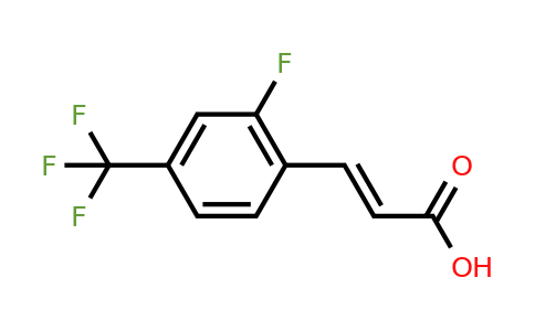 (E)-3-[2-Fluoro-4-(trifluoromethyl)phenyl]prop-2-enoic acid