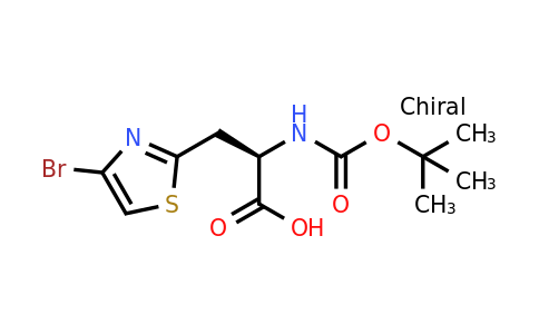 (R)-3-(4-Bromothiazol-2-yl)-2-((tert-butoxycarbonyl)amino)propanoic acid