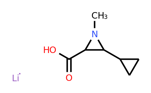 Lithium(2R,3R)-3-cyclopropyl-1-methylaziridine-2-carboxylate