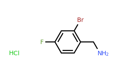 (2-Bromo-4-fluorophenyl)methanamine hydrochloride