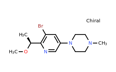 (S)-1-(5-bromo-6-(1-methoxyethyl)pyridin-3-yl)-4-methylpiperazine