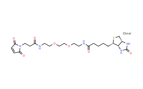 Biotinyl-PEG2-maleimide