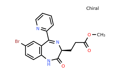 (3S)-(7-Bromo-2-oxo-5-pyridin-2-yl-2,3-dihydro-1H-benzo[e][1,4]diazepin-3-yl)-propionic acid methyl ester
