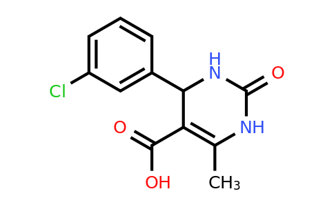 4-(3-Chlorophenyl)-1,2,3,4-tetrahydro-6-methyl-2-oxo-5-pyrimidinecarboxylic acid