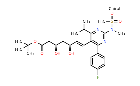 (3R,5S,6E)-7-[4-(4-Fluorophenyl)-6-isopropyl-2-[(methanesulfonyl) methylamino]pyrimidin-5-yl]-3,5-dihydroxyhept-6-enoic acid tert-butyl ester