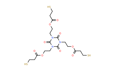 2-[2,4,6-trioxo-3,5-bis[2-(3-sulfanylpropanoyloxy)ethyl]-1,3,5-triazinan-1-yl]ethyl 3-sulfanylpropanoate