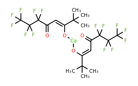 Bis(6,6,7,7,8,8,8-heptafluoro-2,2-dimethyl-3,5-octanedionate)calcium