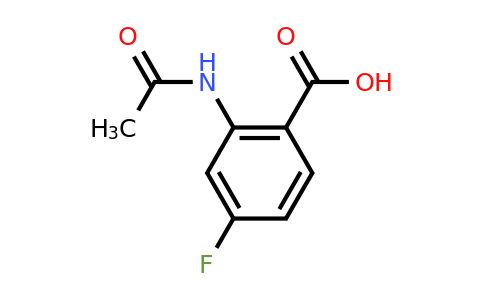 2-Acetamido-4-fluorobenzoic acid