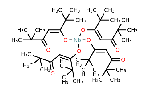 Tetrakis(2,2,6,6-tetramethyl-3,5-heptanedionato)niobium(IV)