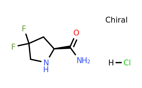 (2S)-4,4-difluoropyrrolidine-2-carboxamide;hydrochloride
