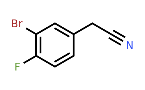 2-(3-bromo-4-fluoro-phenyl)acetonitrile