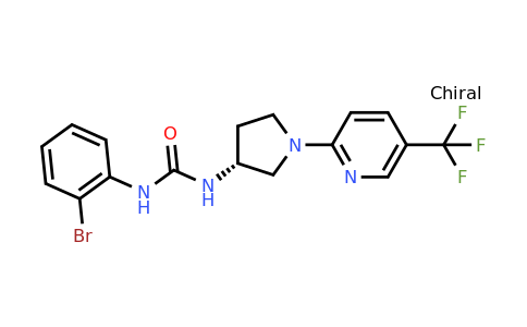 (R)-1-(2-bromophenyl)-3-(1-(5-(trifluoromethyl)pyridin-2-yl)pyrrolidin-3-yl)urea