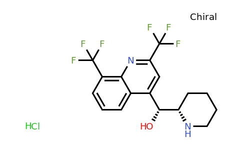 (R)-[2,8-Bis(trifluoromethyl)-4-quinolyl]-[(2S)-2-piperidyl]methanol hydrochloride