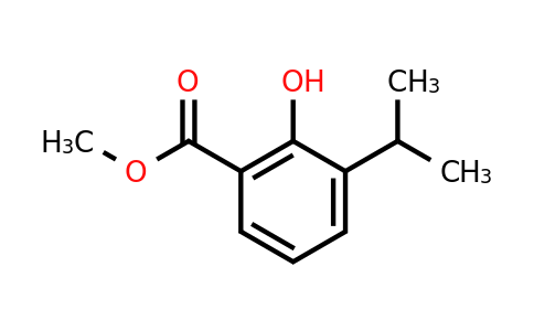 Benzoic acid, 2-hydroxy-3-(1-methylethyl)-, methyl ester