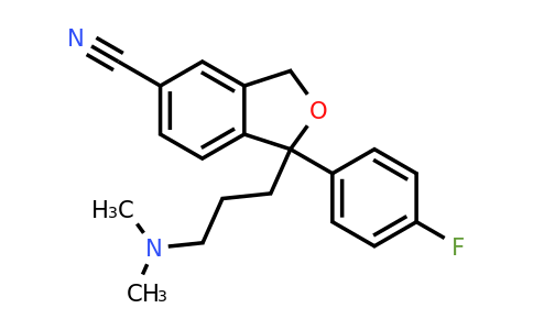 1-[3-(dimethylamino)propyl]-1-(4-fluorophenyl)-3H-isobenzofuran-5-carbonitrile