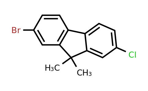 2-Bromo-7-chloro-9,9-dimethyl fluoren