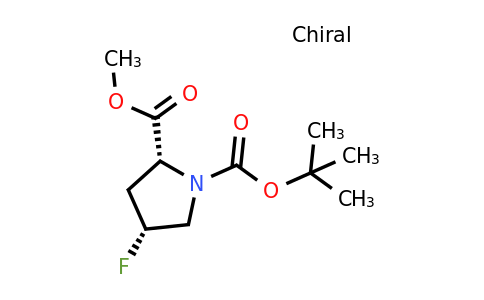 O1-tert-Butyl O2-methyl (2R,4R)-4-fluoropyrrolidine-1,2-dicarboxylate
