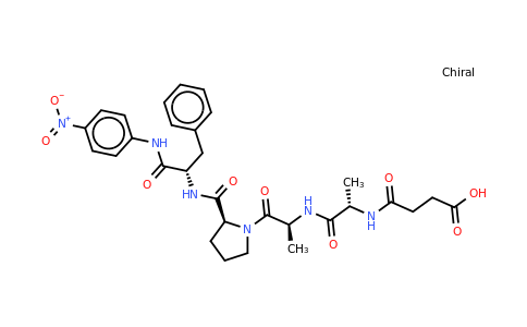 N-Succinyl-L-alanyl-L-alanyl-L-prolyl-L-phenylalanine p-nitroanilide