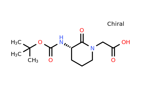 (S)-2-(3-(Tert-butoxycarbonylamino)-2-oxopiperidin-1-yl)acetic acid