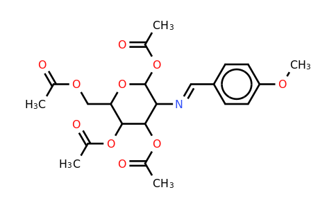 2-(4-Methoxybenzylidene)imino-2-deoxy-1,3,4,6-Tetra-O-acetyl-β-D-glucopyranose