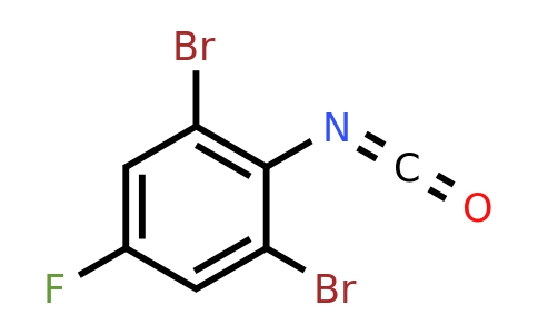 1,3-dibromo-5-fluoro-2-isocyanato-benzene