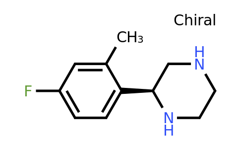 (S)-2-(4-Fluoro-2-methylphenyl)piperazine