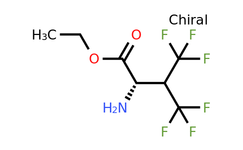 Ethyl (2S)-2-amino-4,4,4-trifluoro-3-(trifluoromethyl)butanoate
