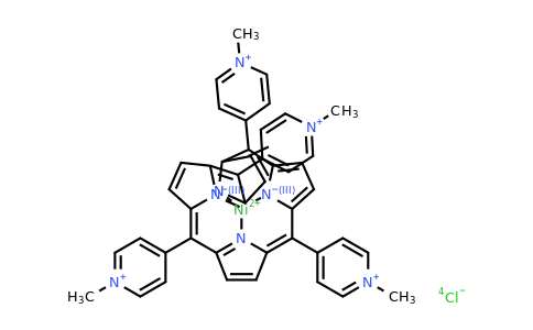 Nickel(II) meso -tetra(N-methyl-4-pyridyl)porphine tetrachloride